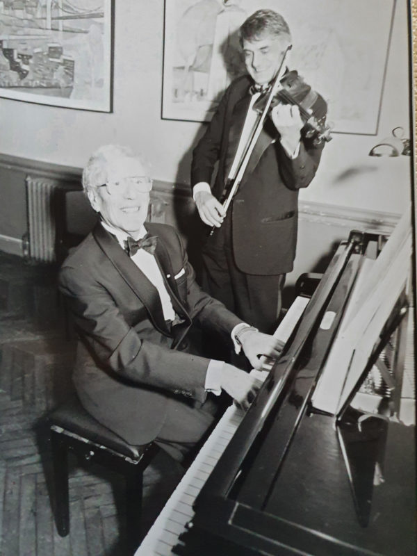 Ole Bøhn og Robert Levin spiller i Herdahlssalen